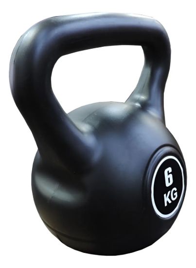 Imagen de Pesas Rusas Color Negro 6kg  Negro