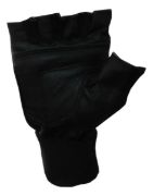 Imagen de Guantes Para Pesas Con Muñequera - Negro - Lisa - L