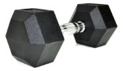 Imagen de Mancuerna Hexagonal 2.5 Kg Cuacho Macizo  Negro