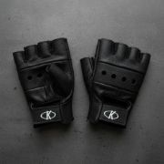 Imagen de Guantes Para Pesas Cuero Fitness Entrenamiento - Negro - Lisa - XL