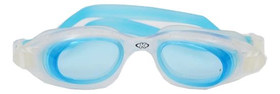 Imagen de Lentes De Natación Knex Sport Con Estuche Transparente - Celeste