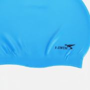Imagen de Gorra Natacion Piscina Niño Adulto 100% Silicona  - Celeste - Liso - M