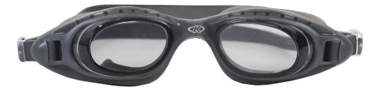 Imagen de Lentes De Natación Knex Sport Con Estuche Transparente - Gris oscuro