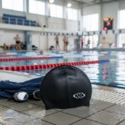 Imagen de Gorra Natacion Piscina Niño Adulto 100% Silicona  - Negro - Liso - M