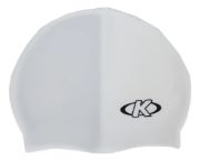 Imagen de Gorra Natacion Piscina Niño Adulto 100% Silicona  - Blanco - Liso - M