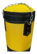 Imagen de Bolsa Boxeo Con Relleno Y Cadena - Amarillo