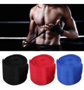 Imagen de Venda Boxeo Con Velcro 3mts - Rojo
