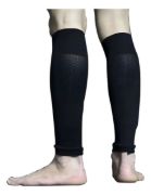 Imagen de Medias De Fútbol Knex Sports Sin Pie Unisex - Negro