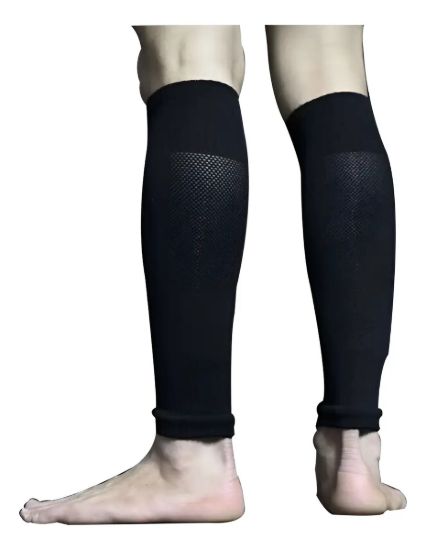 Imagen de Medias De Fútbol Knex Sports Sin Pie Unisex - Negro