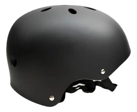 Imagen de Casco Protección Skate Con Anillo Ajustable - Negro - Unico