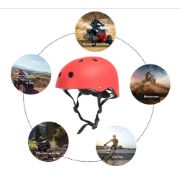 Imagen de Casco Protección Skate Con Anillo Ajustable - Rojo - Unico