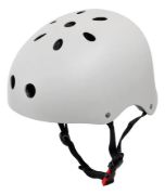Imagen de Casco Protección Skate Con Anillo Ajustable - Blanco - L