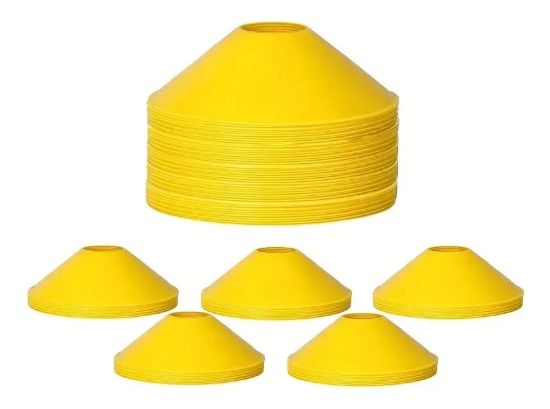 Imagen de Conos Deportivos Knex Sport 20 Unidades Flexibles - Amarillo