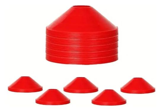 Imagen de Conos Deportivos Knex Sport 20 Unidades Flexibles - Rojo