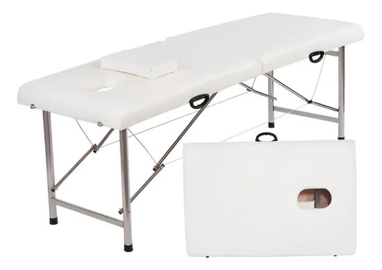 Imagen de Camilla Para Masajes Plegable - Blanco
