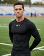 Imagen de Camiseta Térmica Larga Knex Sport Adulto Hombre - Negro - XXS