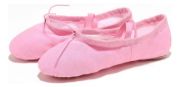 Imagen de Zapatilla Ballet Lona Media Punta  - Rosa claro - 35 UY