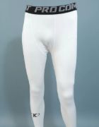 Imagen de Calza Térmica Unisex Knexsport - Blanco - Lisa - XXS