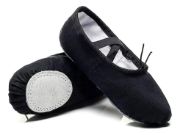 Imagen de Zapatilla Ballet Lona Media Punta  - Negro - 31 UY