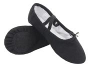 Imagen de Zapatilla Ballet Lona Media Punta  - Negro - 31 UY