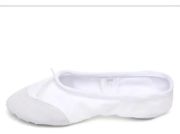 Imagen de Zapatilla Ballet Lona Media Punta  - Blanco - 29 UY