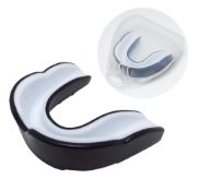 Imagen de Protector Bucal + Estuche Boxeo Hockey Futbol Basket  - Negro - Sin sabor