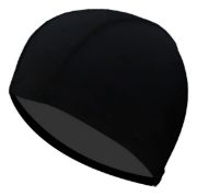 Imagen de Gorra Natacion Piscina Lycra Unisex No Aprieta  - Negro - Lisas - Universal