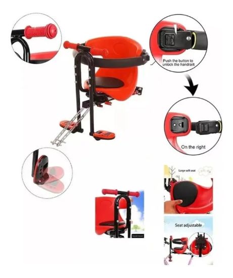 Imagen de Silla P/ Niño Para Bicicleta Pro - Rojo