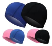 Imagen de Gorra Natacion Piscina Lycra Unisex No Aprieta  - Azul oscuro - Lisa - Universal