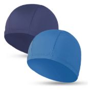 Imagen de Gorra Natacion Piscina Lycra Unisex No Aprieta  - Azul oscuro - Lisa - Universal