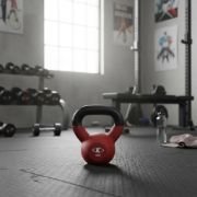 Imagen de Pesa Rusa Hierro Engomado Ketlle Bell 8 Kg 