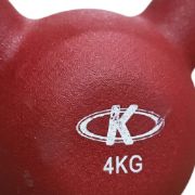 Imagen de Pesa Rusa Hierro Engomado Ketlle Bell 8 Kg 