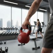 Imagen de Pesa Rusa Hierro Engomado Ketlle Bell 8 Kg 
