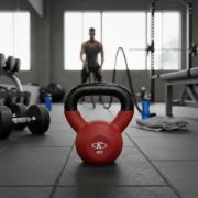Imagen de Pesa Rusa Hierro Engomado Ketlle Bell 8 Kg 