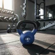 Imagen de Pesa Rusa Hierro Engomado Ketlle Bell 8 Kg 