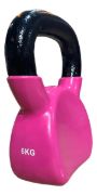 Imagen de Pesa Rusa Hierro Engomado Ketlle Bell 6 Kg  Rosa Chicle