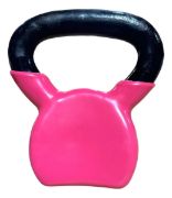 Imagen de Pesa Rusa Hierro Engomado Ketlle Bell 6 Kg  Rosa Chicle