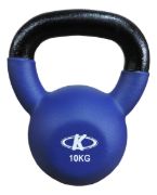 Imagen de Pesa Rusa Hierro Engomado Ketlle Bell 10 Kg  Azul