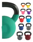 Imagen de Pesa Rusa Hierro Engomado Ketlle Bell 8 Kg  - Negro
