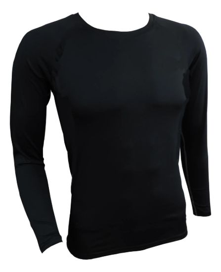 Imagen de Remera Termica Manga Larga Niños Deportes  - Negro - 14