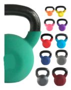 Imagen de Pesa Rusa Hierro Engomado Ketlle Bell 10 Kg  Azul