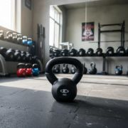 Imagen de Pesa Rusa Hierro Engomado Ketlle Bell 8 Kg  - Negro