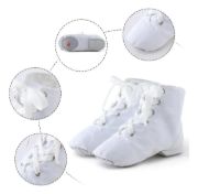 Imagen de Zapatilla Ballet Lona Con Taco Blanco - Blanco - Lona - 33 UY