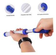 Imagen de Inflador Bicicleta Pelota Con Valvula Y Accesorios  Azul