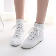 Imagen de Zapatilla Ballet Lona Con Taco Blanco - Blanco - Lona - 33 UY