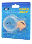 Imagen de Clip Nasal Natación Knex Sport Con Estuche Y Silicona Piel Clara