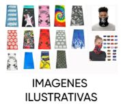 Imagen de Bandana Cuello Buff Termico Pañuelo X 10 Unidades  Negro Liso