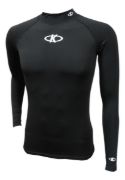 Imagen de Remera Termica Camiseta Con Cuello + Cuello Booff Knex  - Negro - XL
