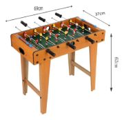 Imagen de Futbolito Mdf Metegol C/ Accesorios Excelente Calidad Naranja