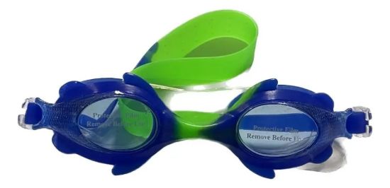 Imagen de Lentes Natacion Para Niños  - Verde Amarillo Celeste